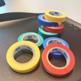 彩色電工膠帶  絕緣膠帶 1元店2元店 彩色膠布   義烏地攤貨源